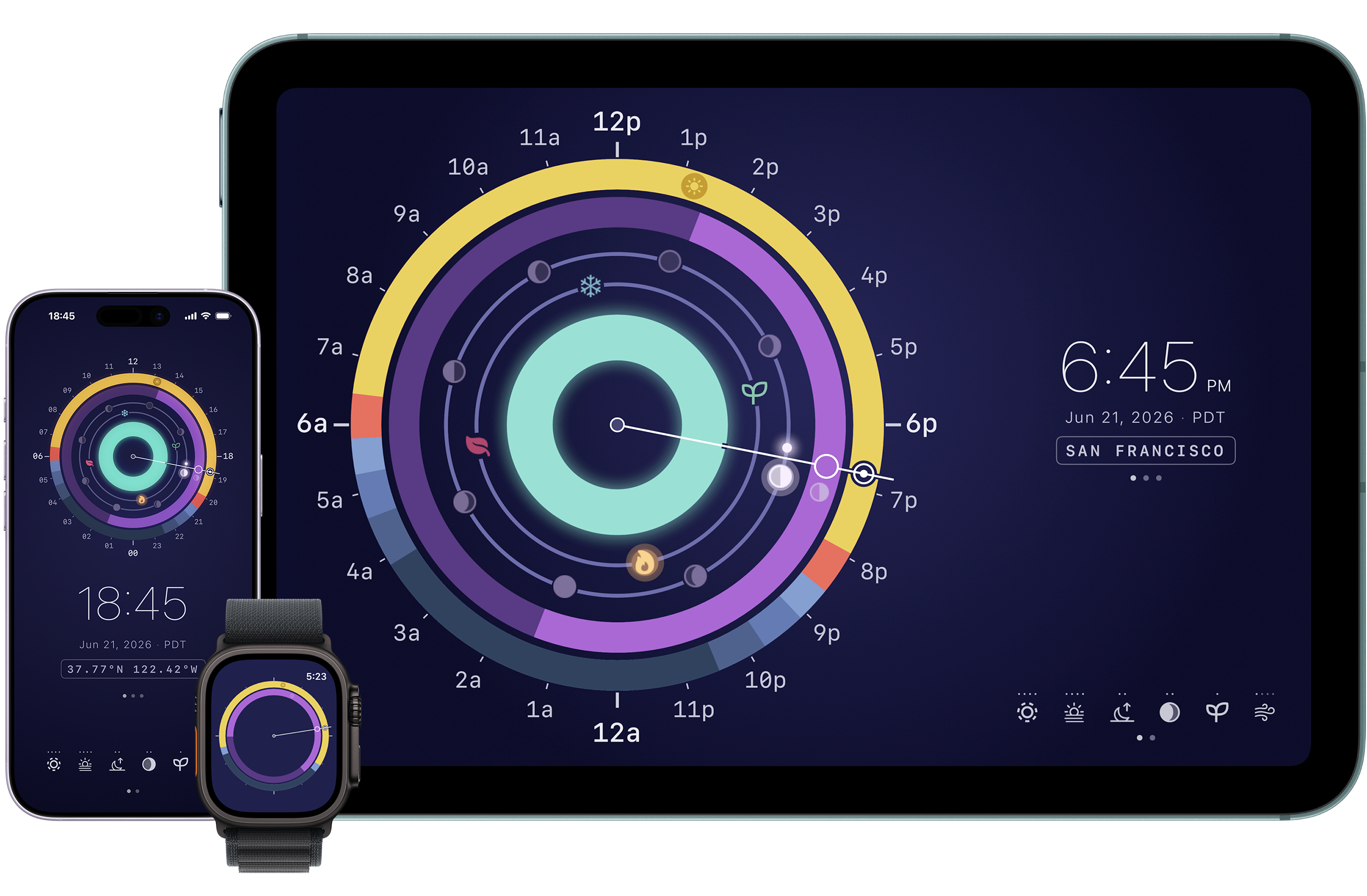 Sloww on iPad, iPhone, and Apple Watch